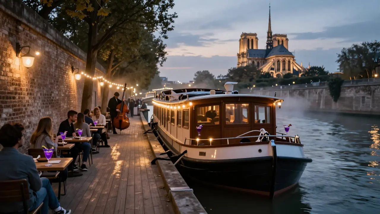 Best Boat Bars and Riverfront Nightlife in Paris