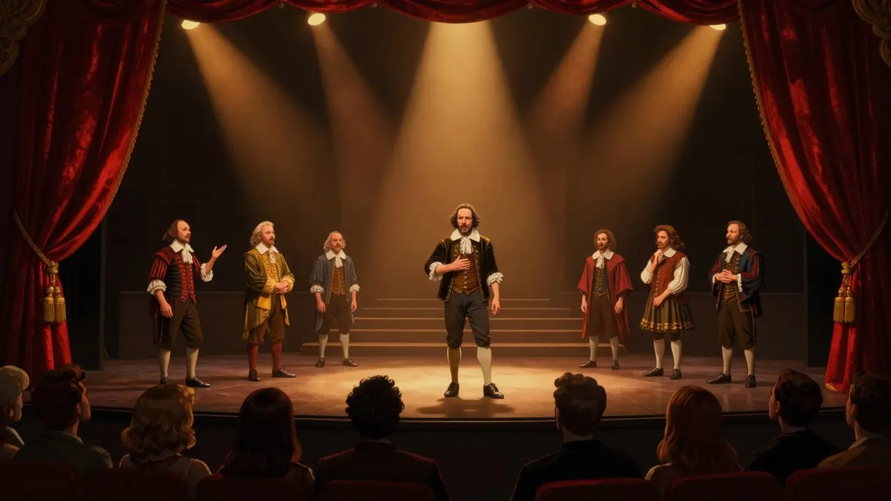 Shakespeare play performance in intimate DIFC theater